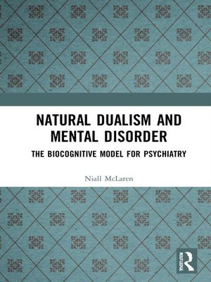 cover image of Natural Dualism and Mental Disorder